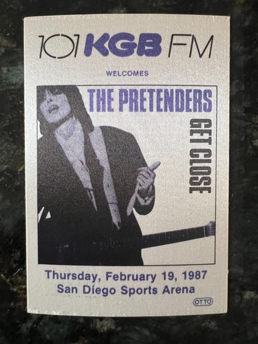 The pretenders backstage - the,