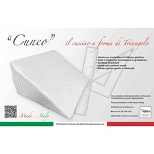 CUSCINO ad angolo TRIANGOLO A CUNEO gambe Gravidanza REFLUSSO GASTRICO per Letto