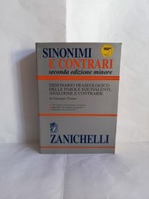 DIZIONARIO SINONIMI E CONTRARI