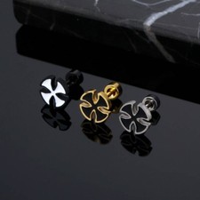 Orecchini croce di ferro croce