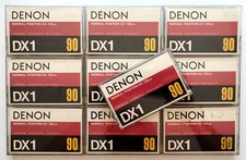 Lotto 10 Mc Denon Dx1 90 Musicassette Compact Cassette Usata Used Vintage Stock