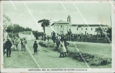 az414 cartolina santuario del ss.crocifisso di cutro catanzaro calabria