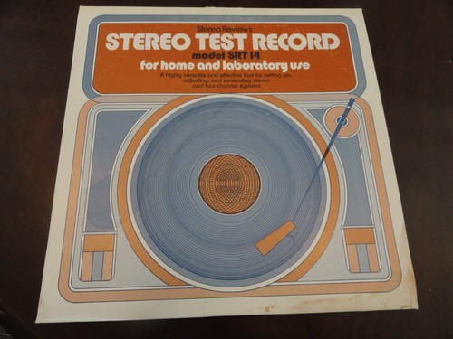 Vinyl record stereo test - record,