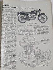 MOTO COMET BOLOGNA   - VECCHIA PUBBLICITA' ADVERT - MTC4