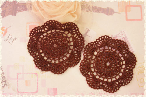 Coppia pizzo uncinetto - uncinetto, forma