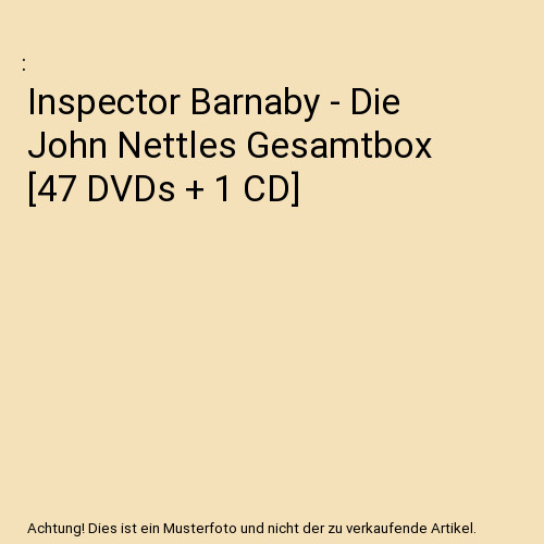 Inspector barnaby die john - -,