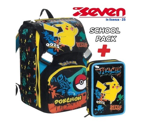Set seven zaino - seven, astuccio