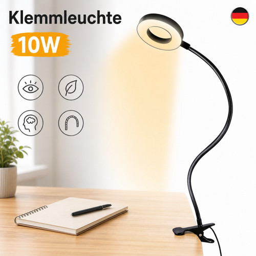Lampada morsetto led - lampada,