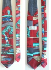 LEONARDO Cravatta premio pescatore canna pesca trofeo - fisherman tie