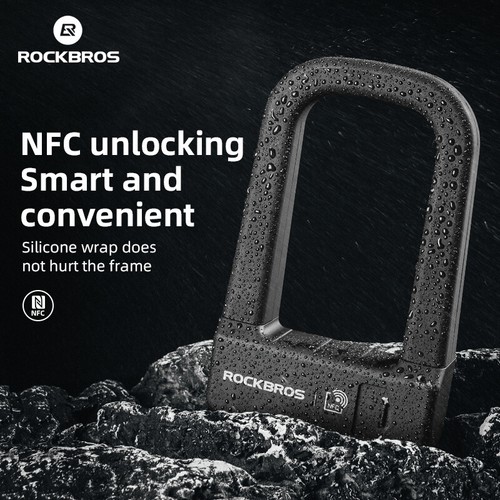Rockbros bici smart lock nfc - rockbros,