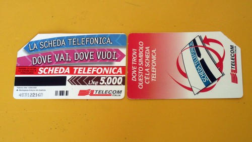 Scheda telefonica telecom - , l