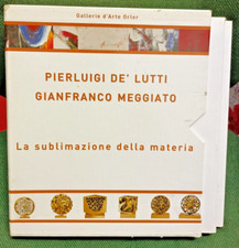 LA SUBLIMAZIONE DELLA MATERIA DE' LUTTI MEGGIATO BOX COFANETTO 2 LIBRI GALLERIA