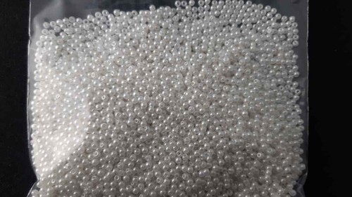 Perline 3mm tonda plastica - tonda, in
