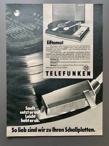 Telefunken liftomat giradischi - telefunken,