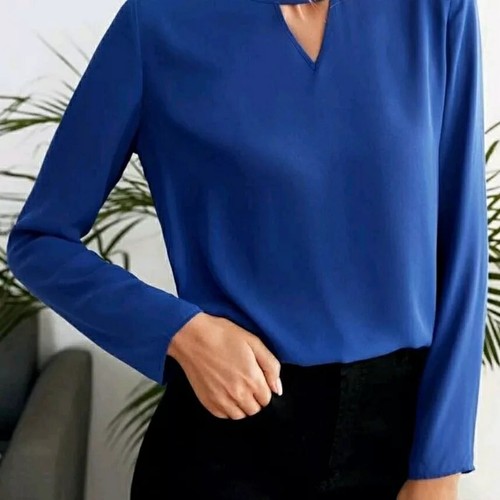 Camicia shein blu navy - l,