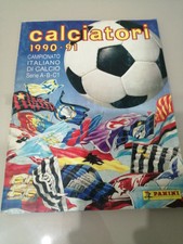 Raro album figurine panini 1990/91 con 345 figurine attaccate Rif. A102
