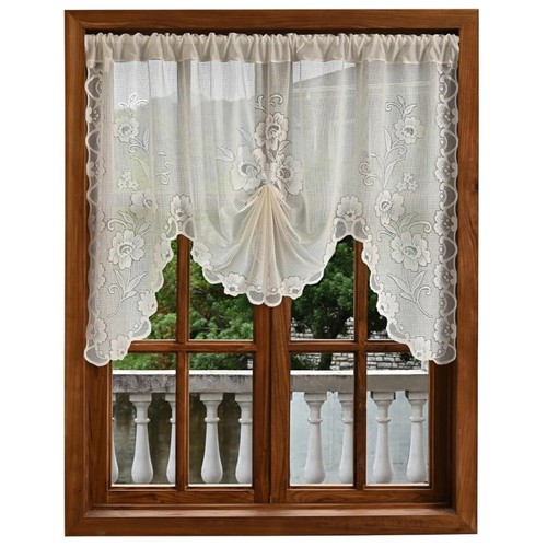 X39 white semi sheer - 59"x39", semi-sheer