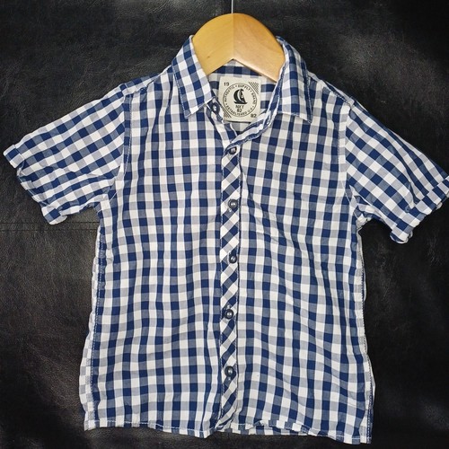Camicia blu next quadri - camicia, a