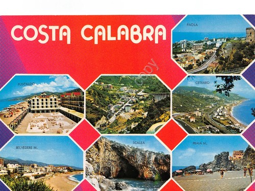 Cartolina calabria grafica - calabria,