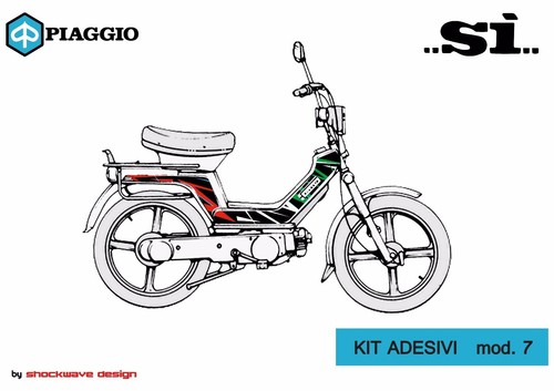 Grafiche telaio ciclomotore - ,