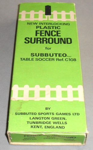 Subbuteo fence surround - fence,
