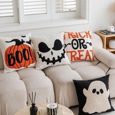Halloween Ghost Woven Tufted