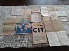 Lotto collezionismo cartaceo turismo anni 50 del '900 Hotel,  Wagon-Lits,  ecc.