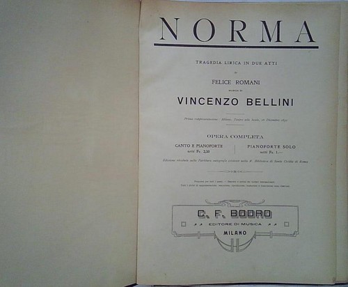 Norma felice romani vincenzo - norma,