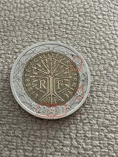 Moneda 2 euros francia 2001