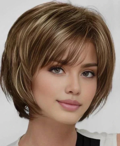 Miscela capelli corti ondulati
