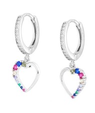 Orecchini Cerchio con Cuore e