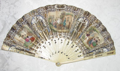 Antico ventaglio vittoriano