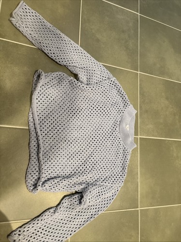Maglione zara blu polvere con - blu,