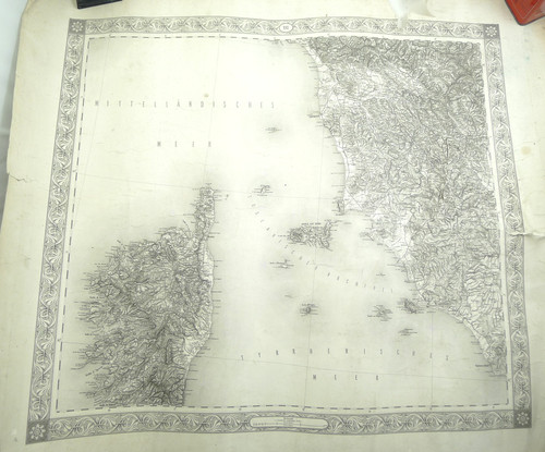 Antica mappa arcipelago - mappa,