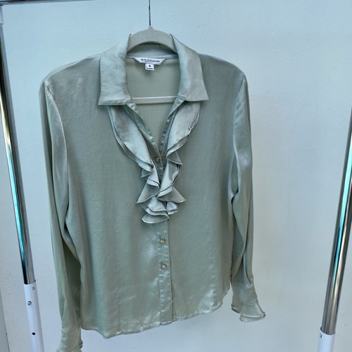 Blusa john 100 seta verde - 100%,