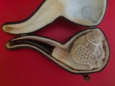 Bella pipa in schiuma meerschaum pfeife pipe in custodia originale