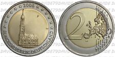 GERMANIA 2008 - 2 EURO COMMEMORATIVO HAMBURG - ZECCA F - FDC