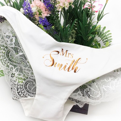 Mutandine sposa personalizzate - mutandine,