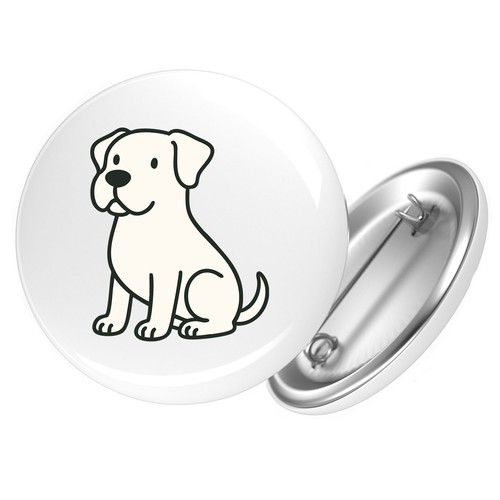 Button dogo argentino - argentino, fumetto