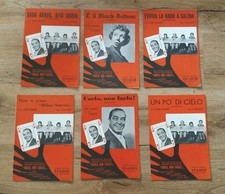 QUARTETTO CETRA Lotto CARLO NON FARLO GARINEI GIOVANNINI SPARTITO SHEET MUSIC 