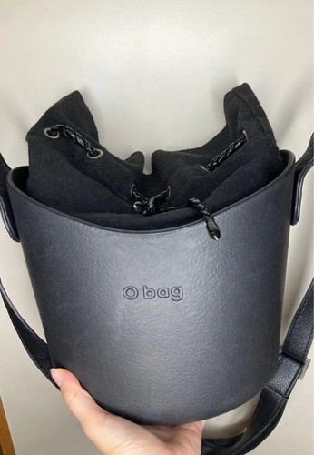 Borsa secchiello nera - borsa,