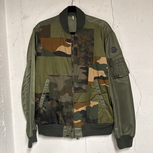 Moncler giacca bomber mimetica - moncler,