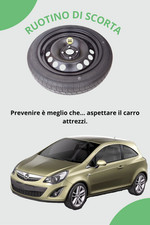 Ruotino scorta per opel - 16",
