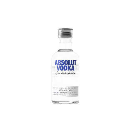 Vodka absolut 5cl 50ml - vodka,