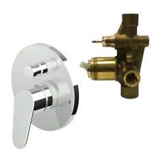 Rubinetto miscelatore deviatore 2 uscite incasso per doccia bagno Zucchetti Rivo