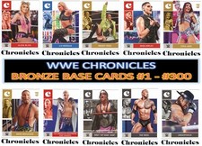 Panini WWE Chronicles 2022 - Chronicle Base cards BRONZO parallels #1 to #200