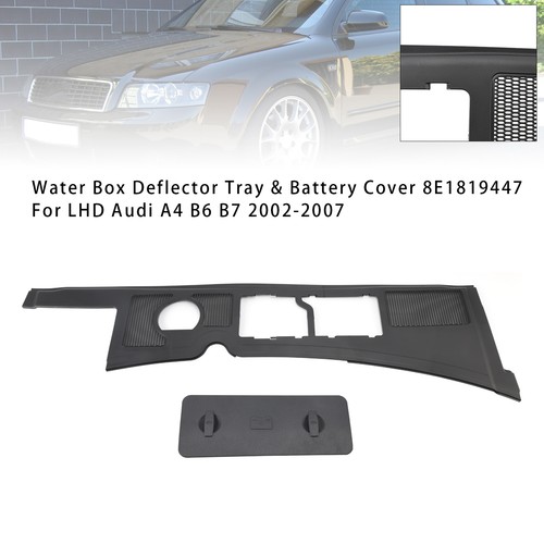Water box deflector - box, tray
