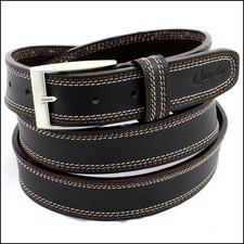Cintura Uomo vera Pelle Marrone Testa Di Moro Cinta Donna in Cuoio da Sportiva