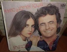 1 DISCO VINILE Vintage 1981 ALBANO ROMINA POWER SHARAZAN,1 NOTTE D'AMORE Anni 80