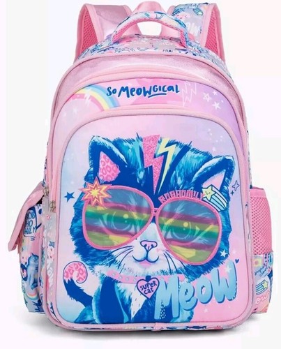 Zaino bambina gatto rosa - , 16"
